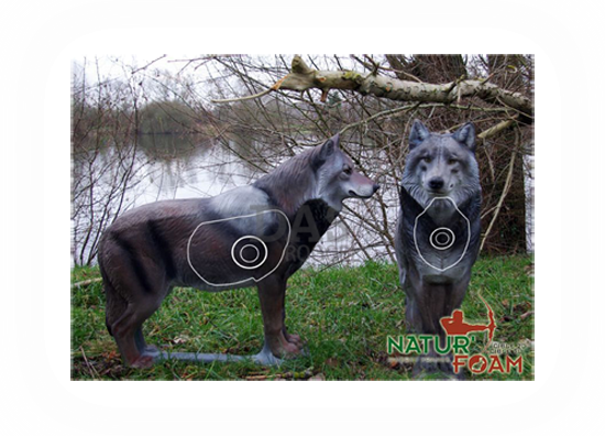Picture of Naturfoam Target 3d  Wolf - Standing