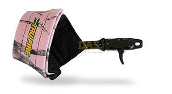 Picture of Releases Wrist  Bullseye Junior Nylon Power Strap Pink