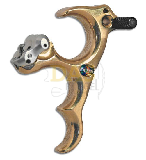 Picture of Release Hand Held  'Ht Pro' Back Tension 3 Finger Medium Brass
