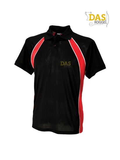 Picture of Polo Shirt  FH350 Jersey Team Black-Red-White