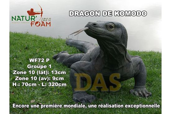 Target 3-D Naturfoam Dragon de Komodo