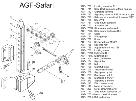 Afbeeldingen van AGF Safari Parts