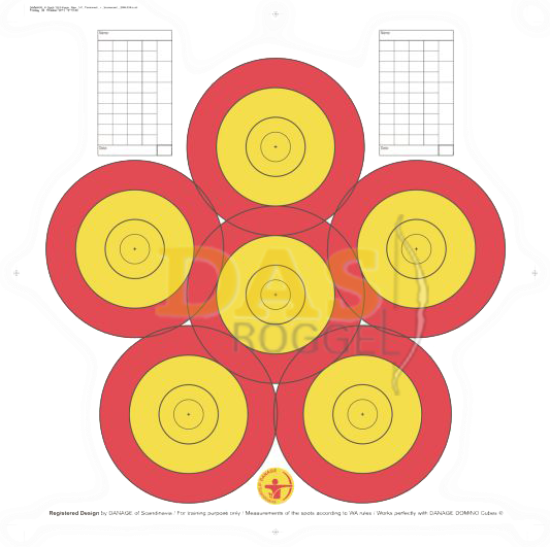 Danage Blazoen 40 Cm 6-Spot Reinforced Paper