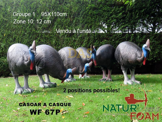Target 3-D Naturfoam CASSOWARY