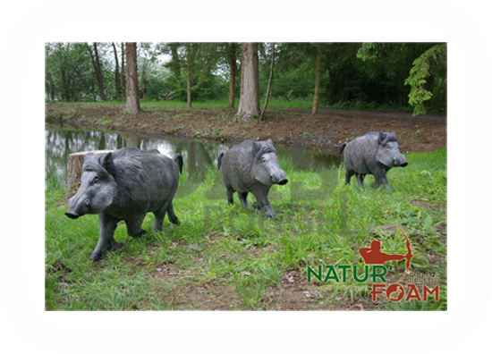 Naturfoam Target 3d  Model Wild Boar Hunting pack