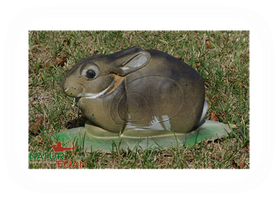 Target 3-D Naturfoam RABBIT - LYING