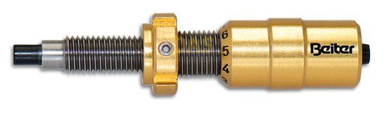 Beiter Button - Plunger gold