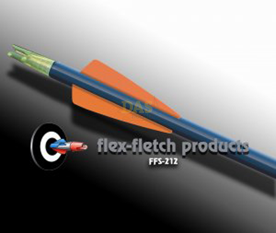 FFS 212 Vanes Flex Fletch Shield  Orange