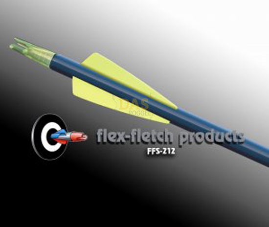 FFS 212 Vanes Flex Fletch Shield  Yellow