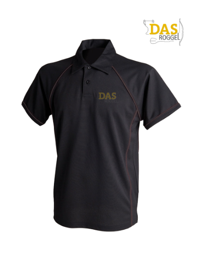 Bild von Polo Shirt  FH370 Performance Black-Black