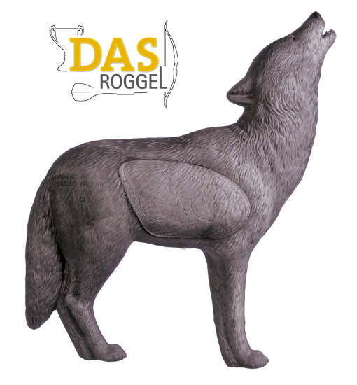 Picture of Rinehart Target 3D Howling Wolf Grey