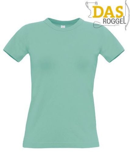 T-Shirt B&C 190 Women Pixel Turquoise 