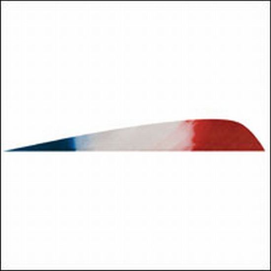 Gateway Feathers 4 Inch Patriot 3 Color Parabol 