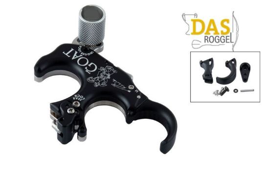 Truball Release Hand Held ''The Goat" Trigger and Hinge activated Back Tension in one