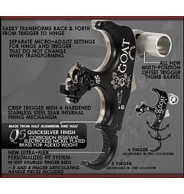 Truball Release Hand Held ''The Goat" Trigger and Hinge activated Back Tension in one