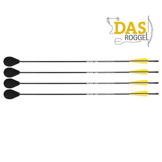 Avalon Larp Pijl archery attack Box 4 pcs 29 Inch Veer Geel, Avalon Larp Arrow Archery Attack 29 Inch Box 4 pcs vane Yellow