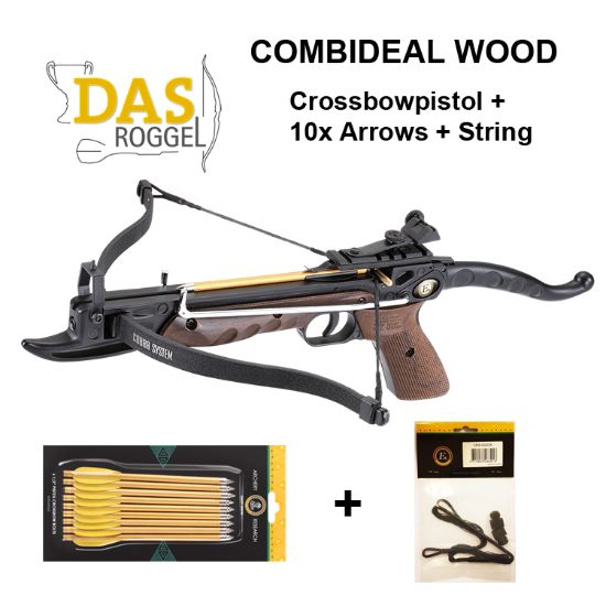 Cobra Kruisboog Pistool 80 Lbs WOOD