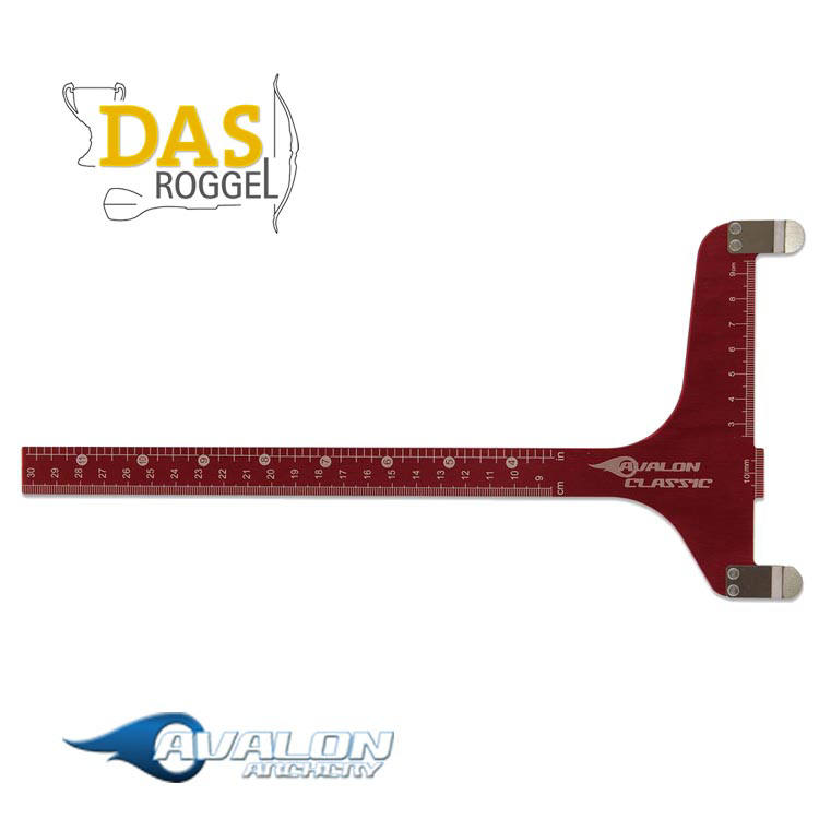 Bild von Avalon Classic Checker  Aluminium Sehnenmaßstab