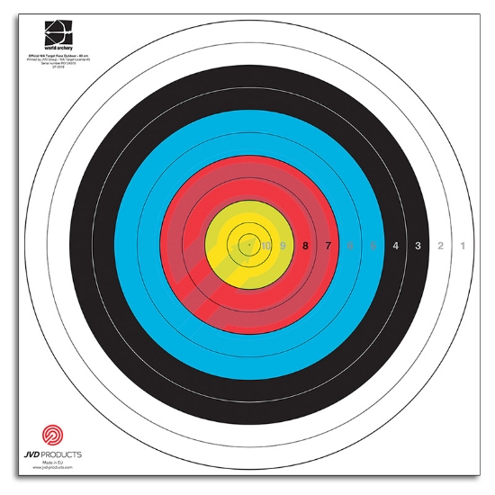 Picture of Faces For Target Archery 80 Cm Reinforced Paper with Numbers 