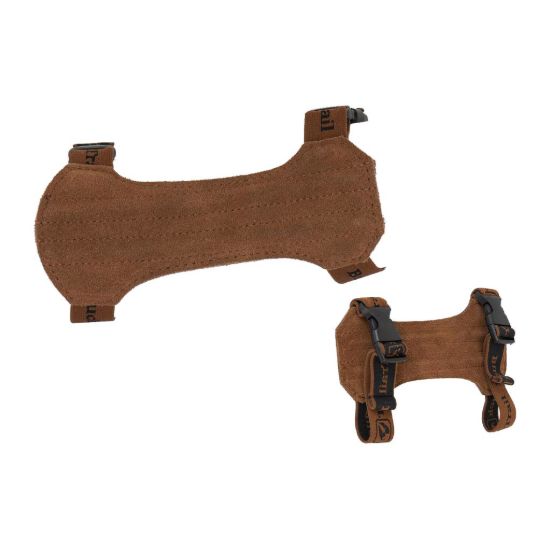 Armguard Traditional Leather Bucktrail Classic Brown