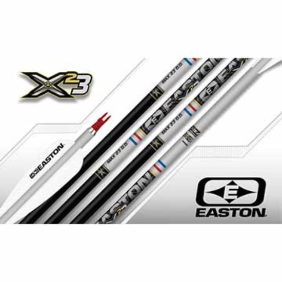 Bild von Easton X23 Pfeilshaft 2 Toned Schwarz Silber