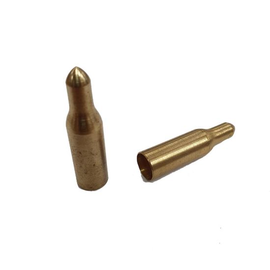 Afbeeldingen van Veldpunten 3D Messing Plak 5/16 - 70 Gr Konisch